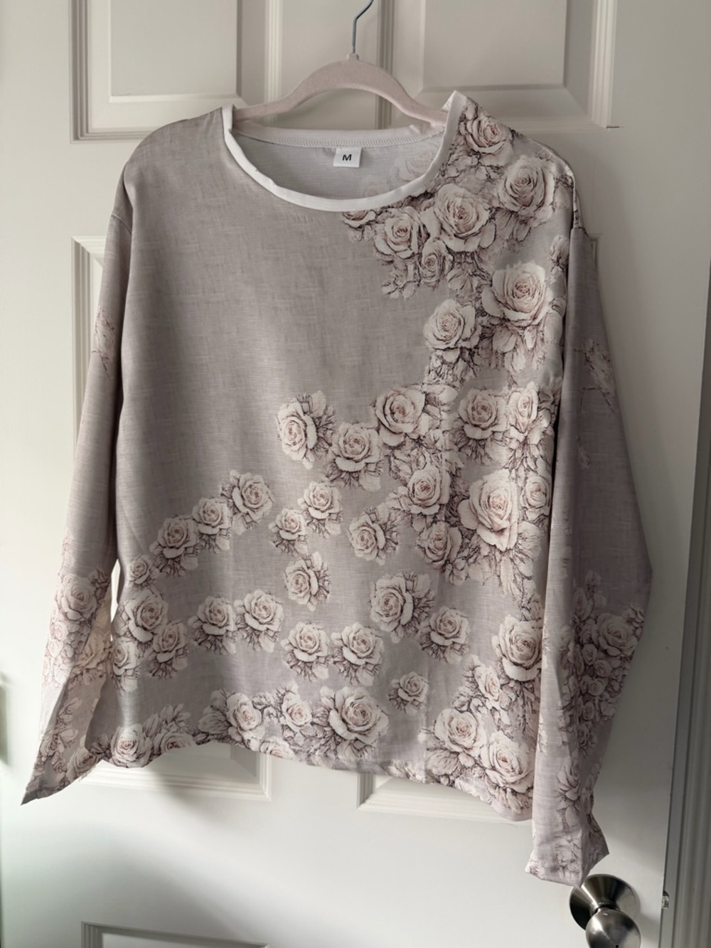 Long sleeve floral blouse
